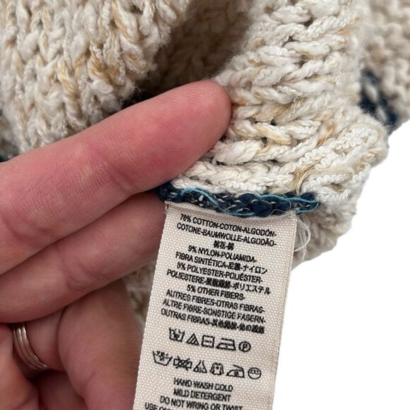 Free People Sailor Song Pullover in Ivory Combo size small - Picture 7 of 8